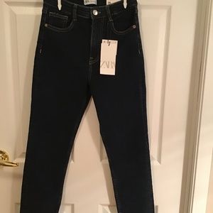 Zara hi- rise skinny jeans NWT